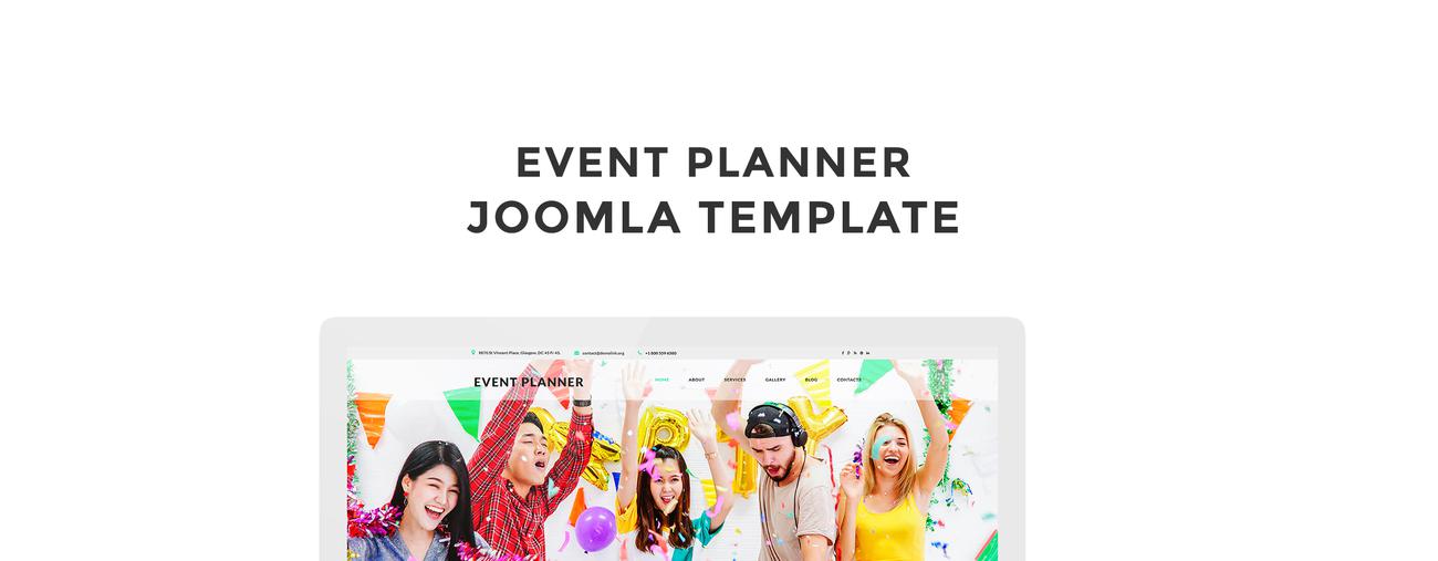 планировщик событий чистый шаблон joomla