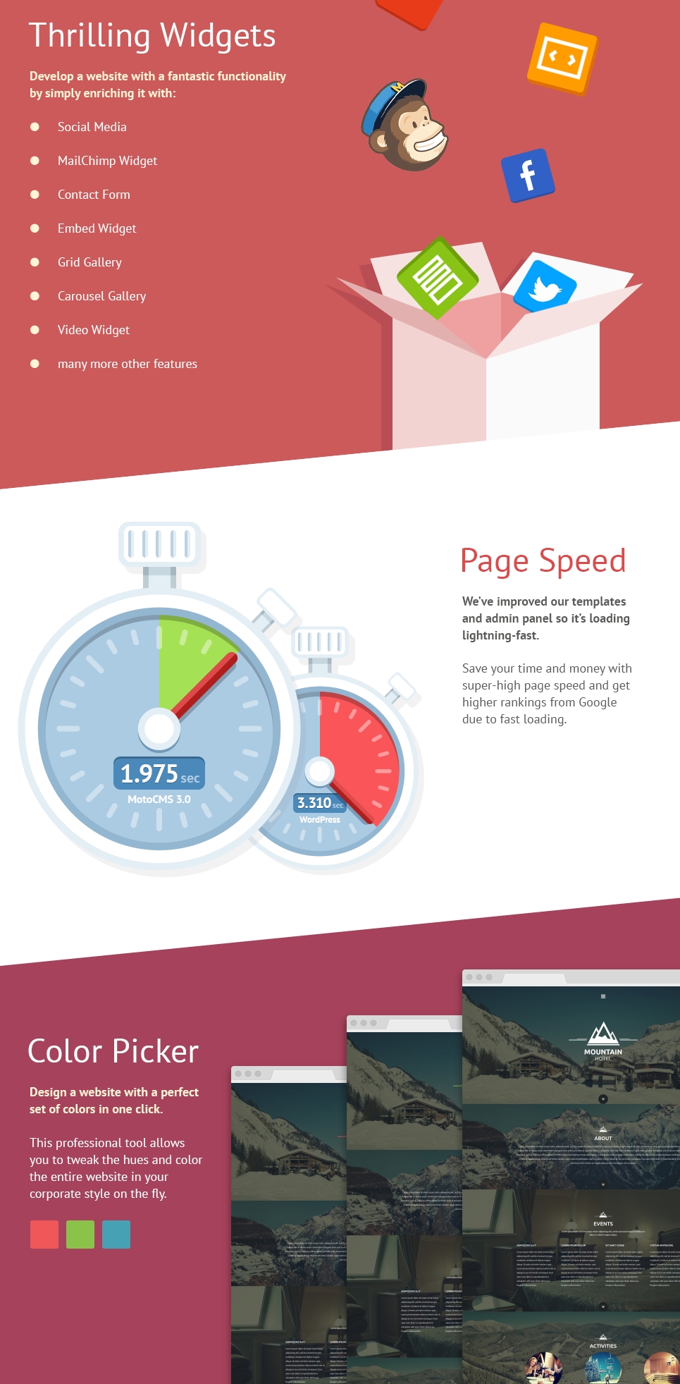 отели moto cms 3 шаблон