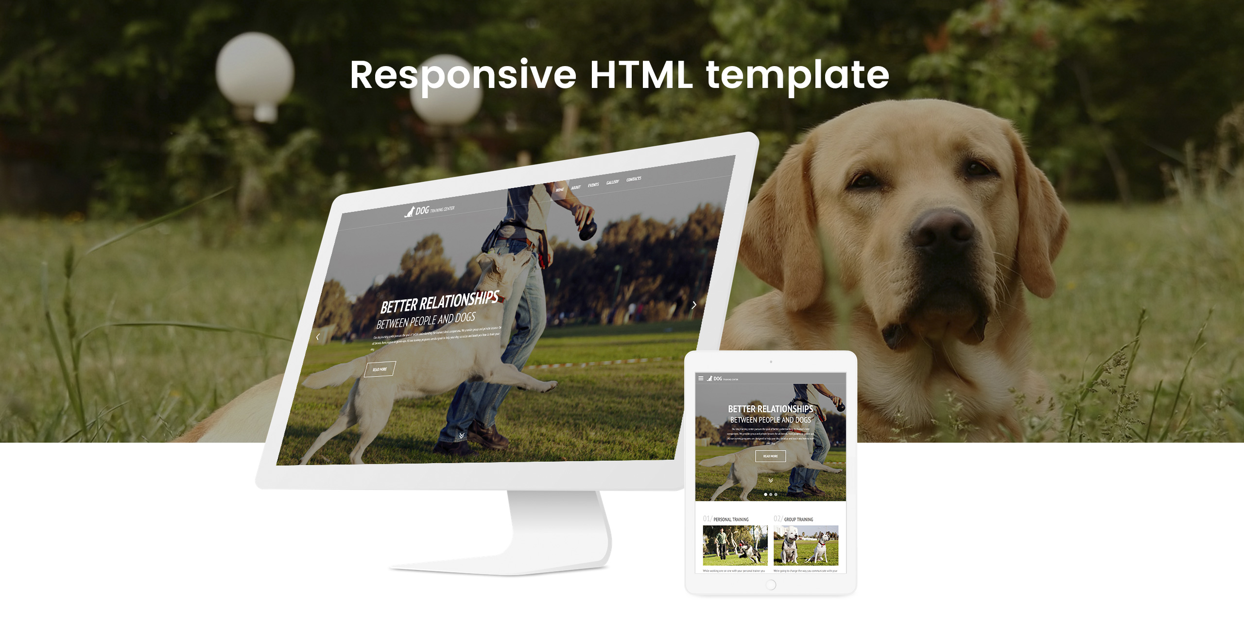 dog templates адаптивный современный html шаблон сайта