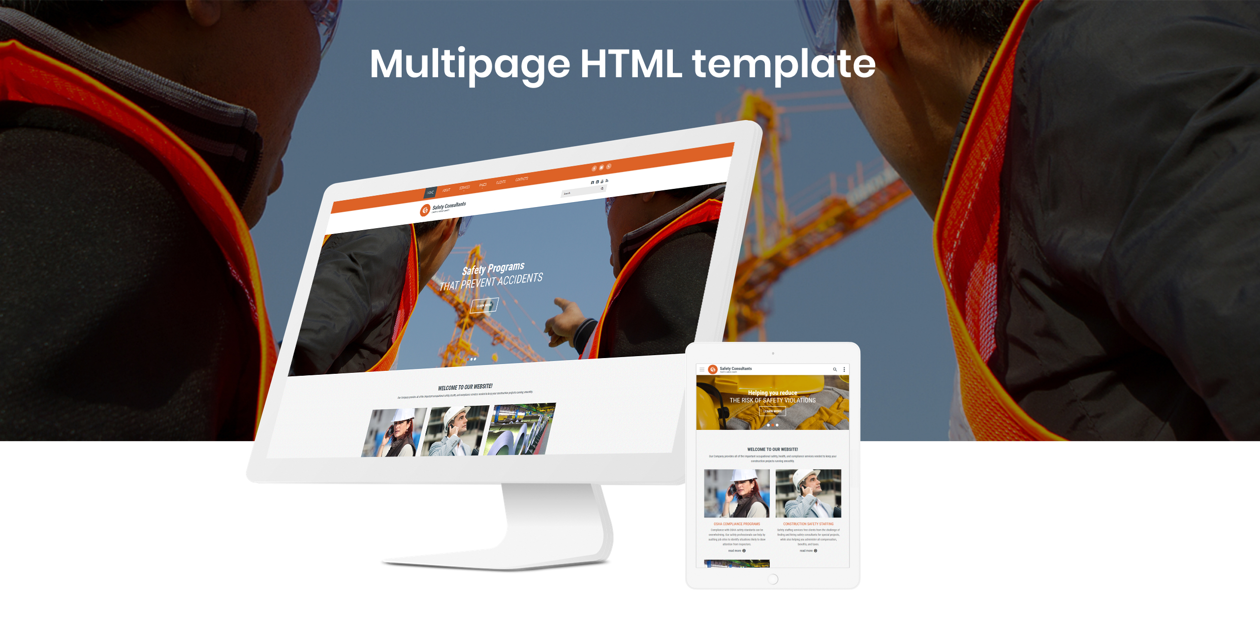 безопасность отзывчивый чистый html шаблон сайта