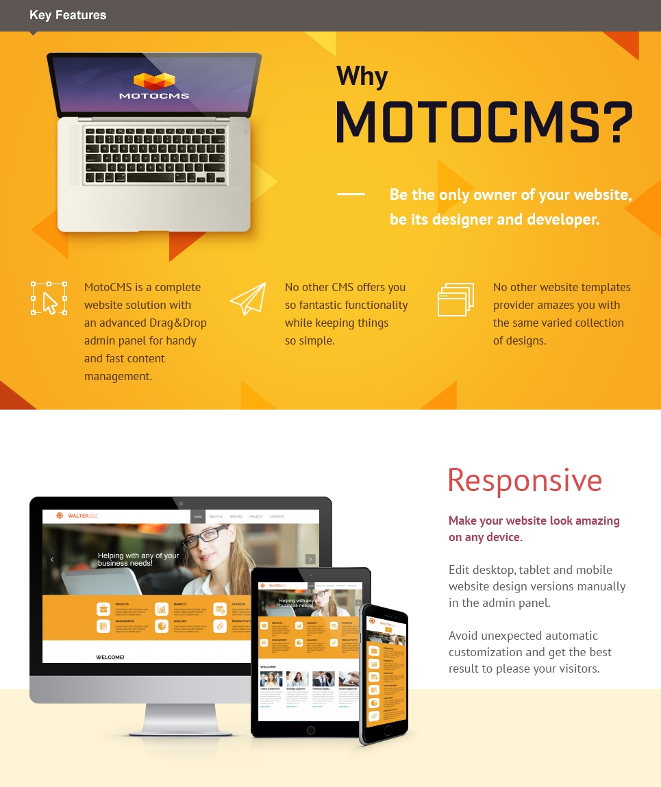 бизнес и услуги moto cms 3 шаблон