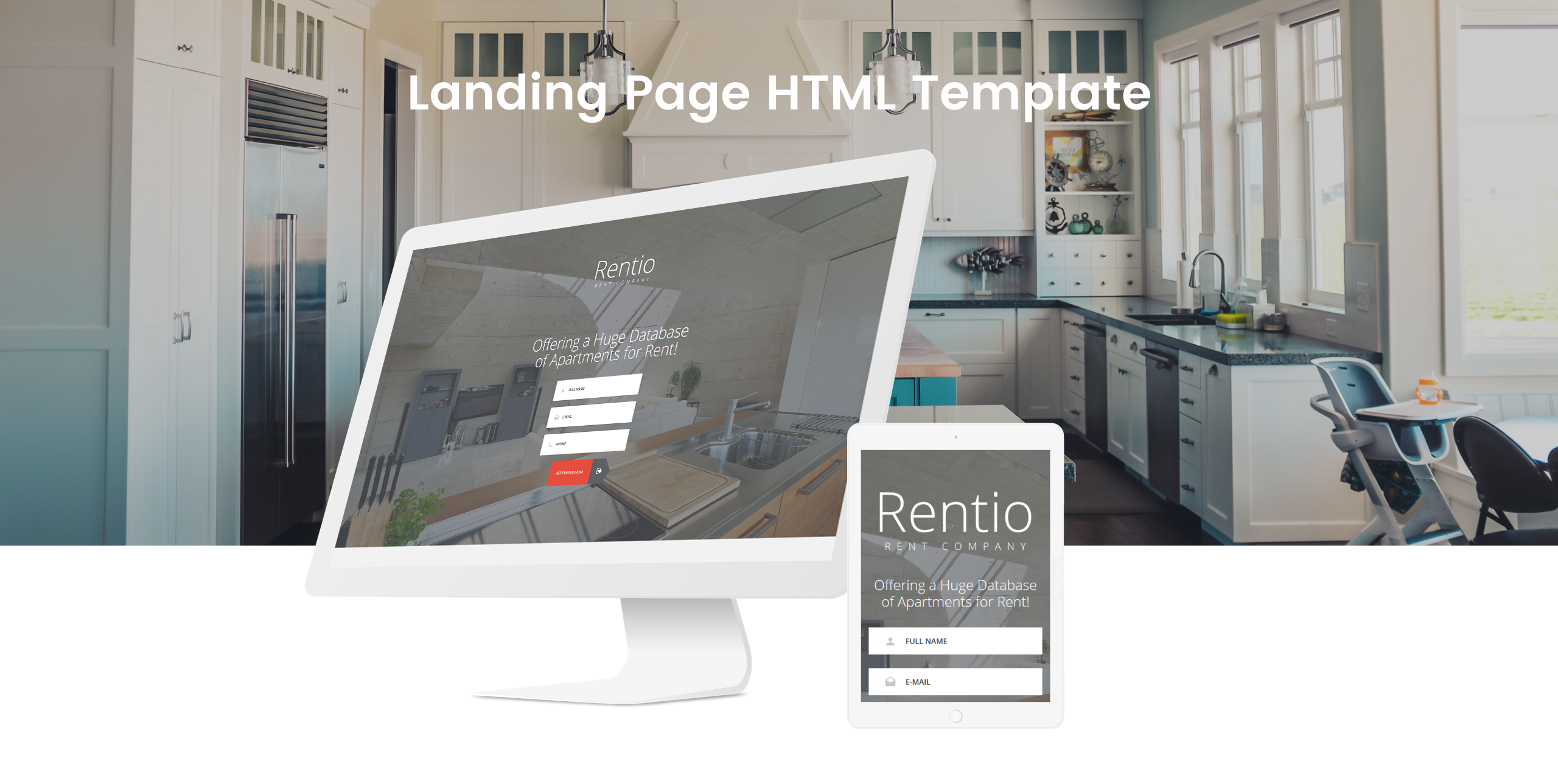 аренда компании clean html5 шаблон целевой страницы