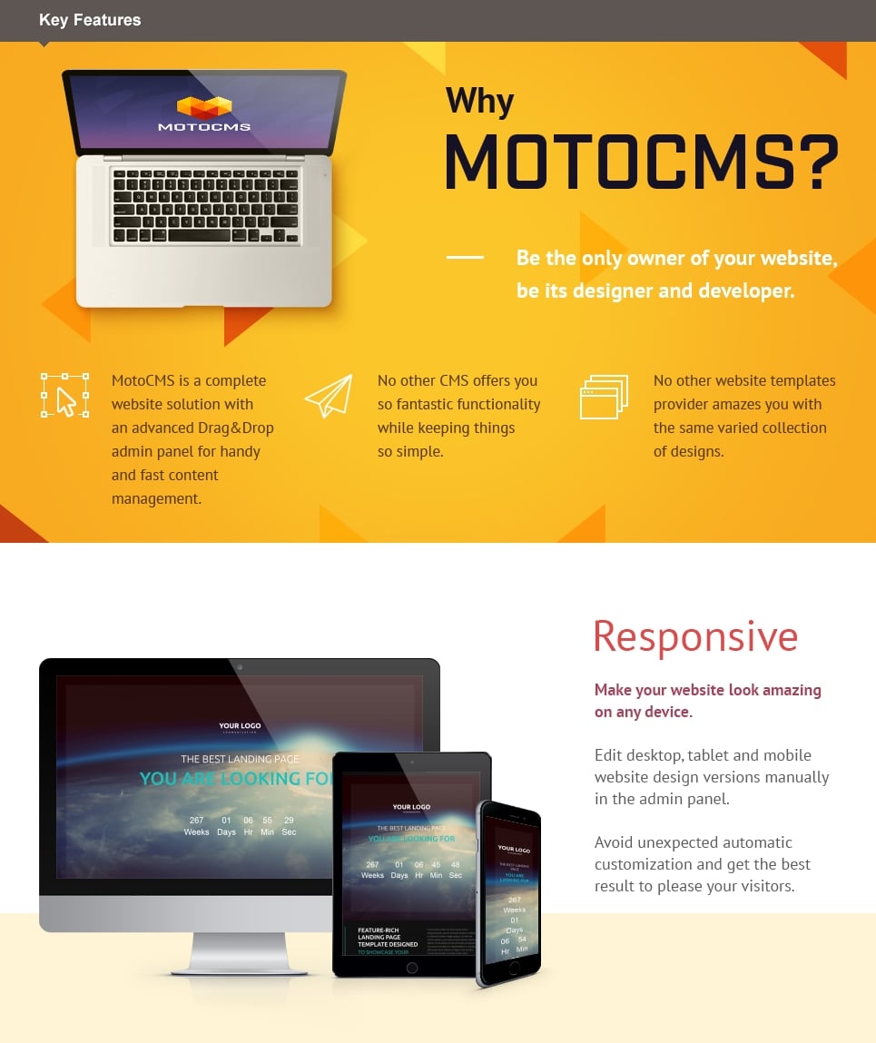 шаблон communications moto cms 3