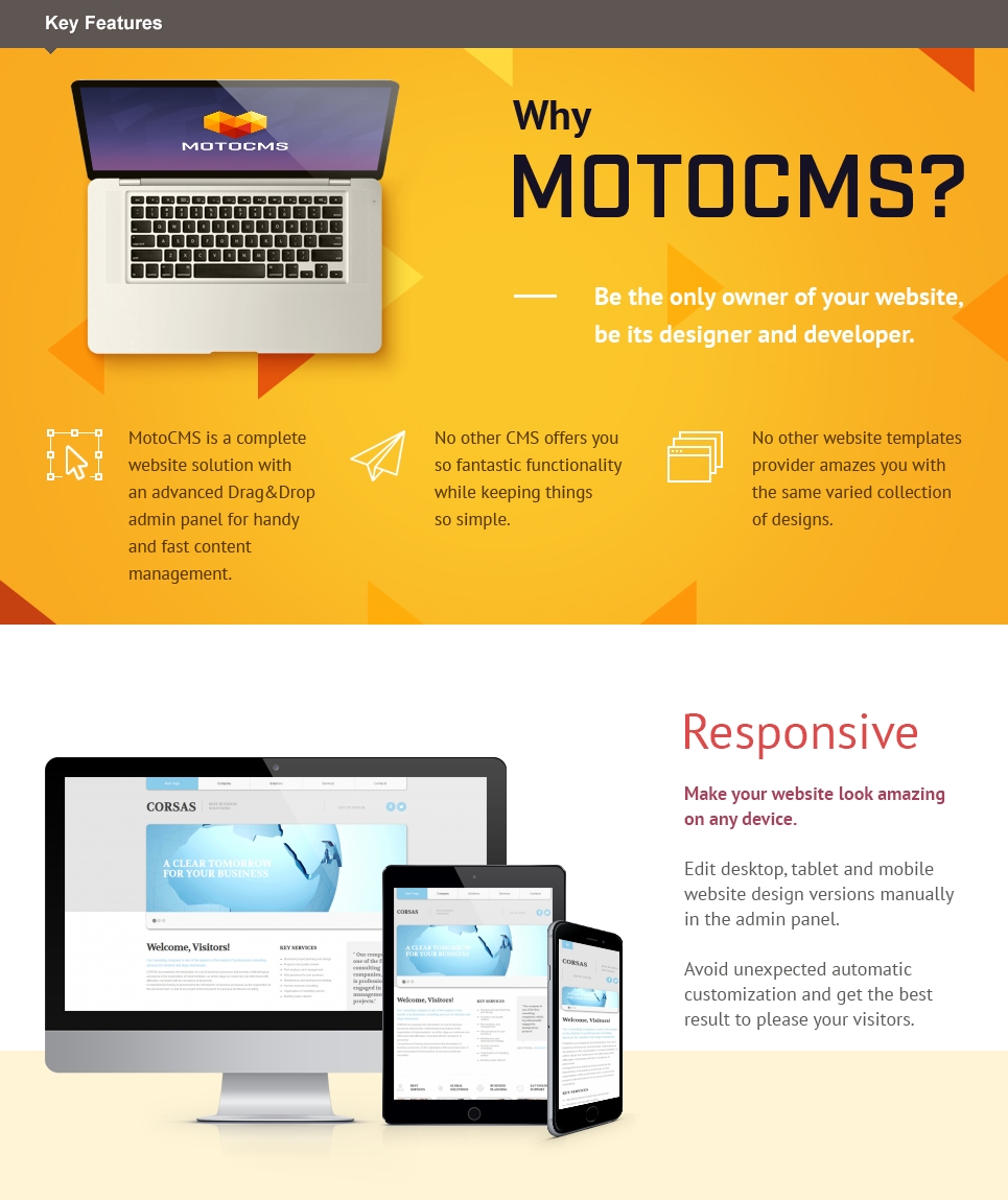 консультационный шаблон moto cms 3