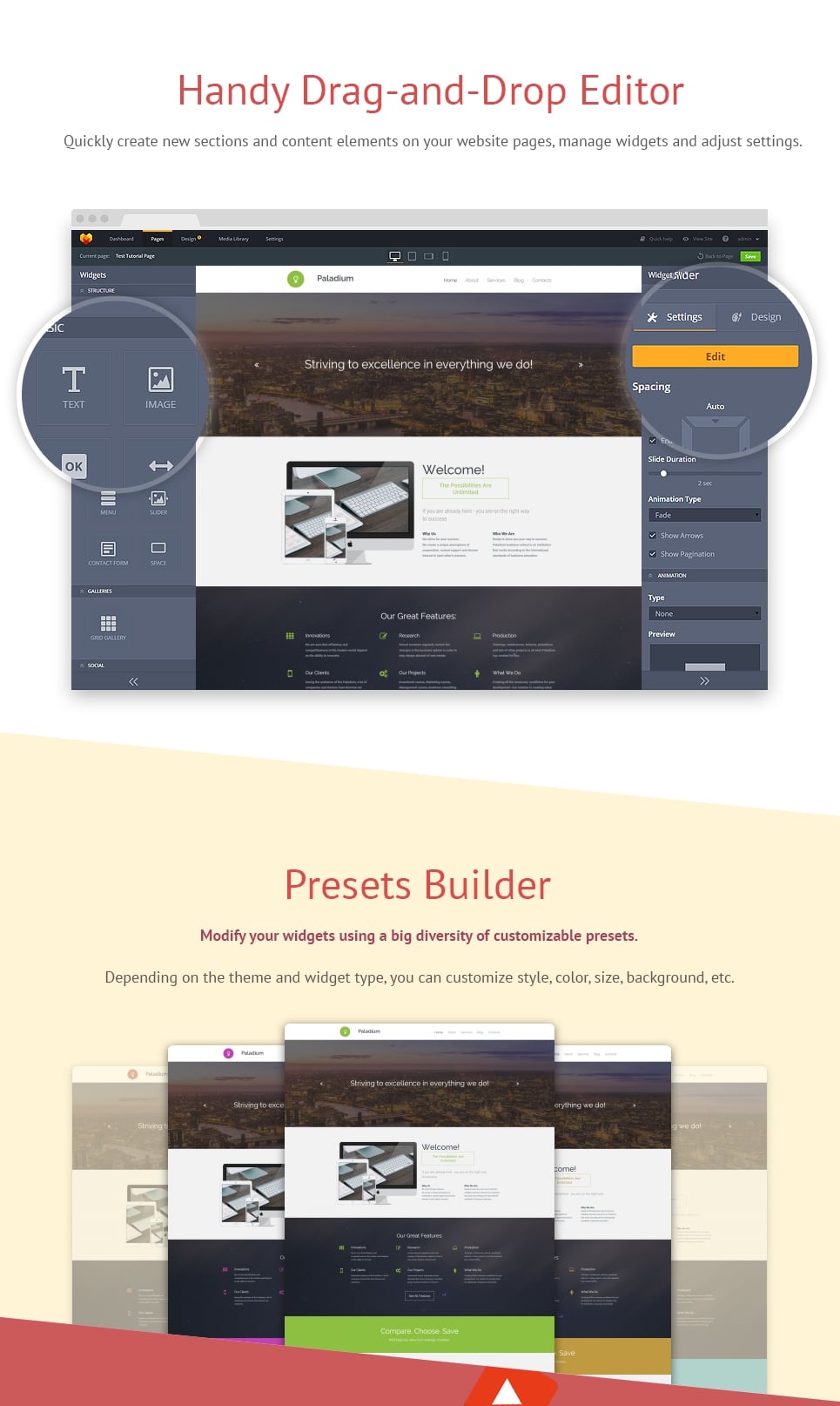 шаблон business &amp; services moto cms 3