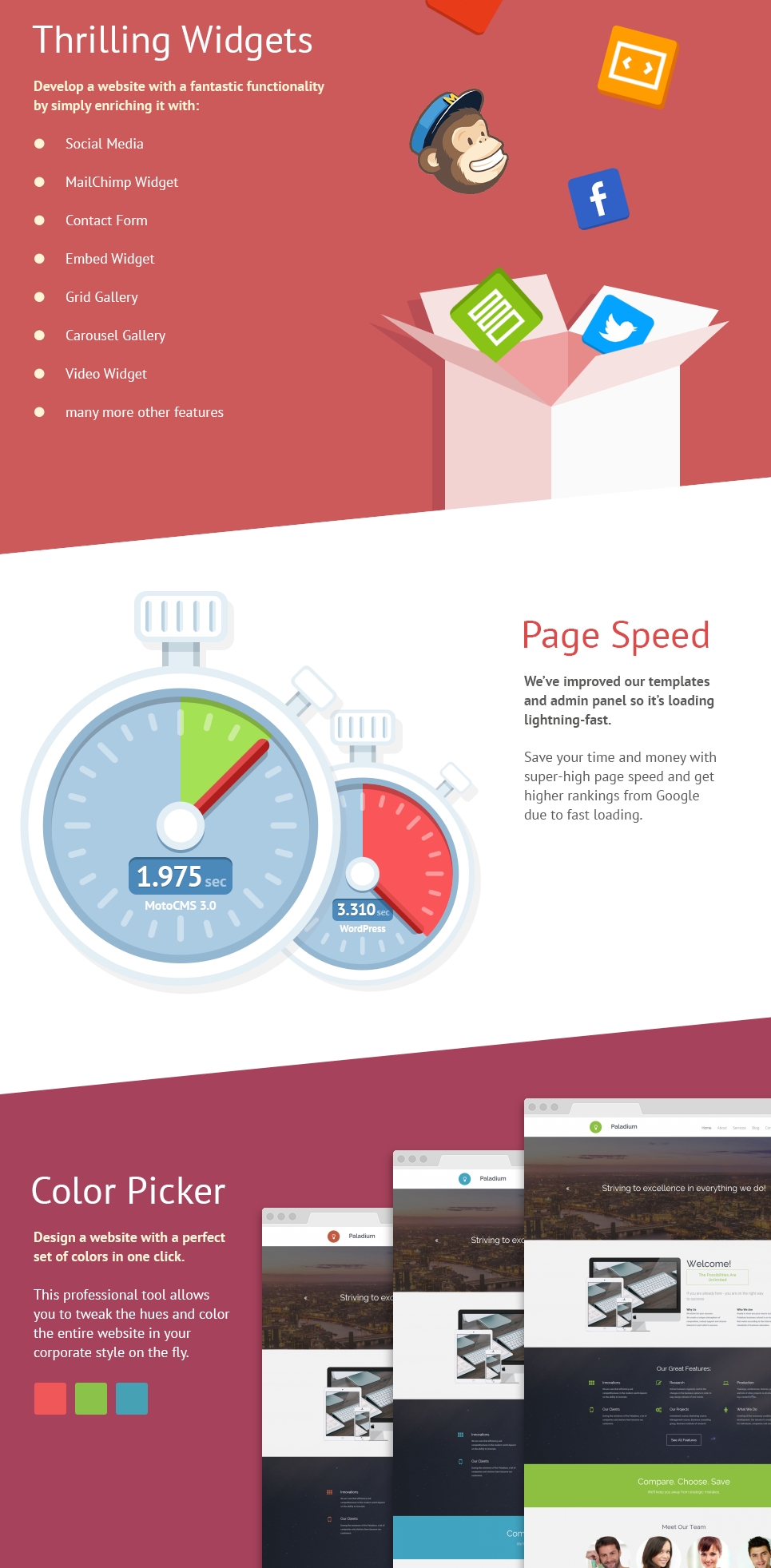 шаблон business &amp; services moto cms 3
