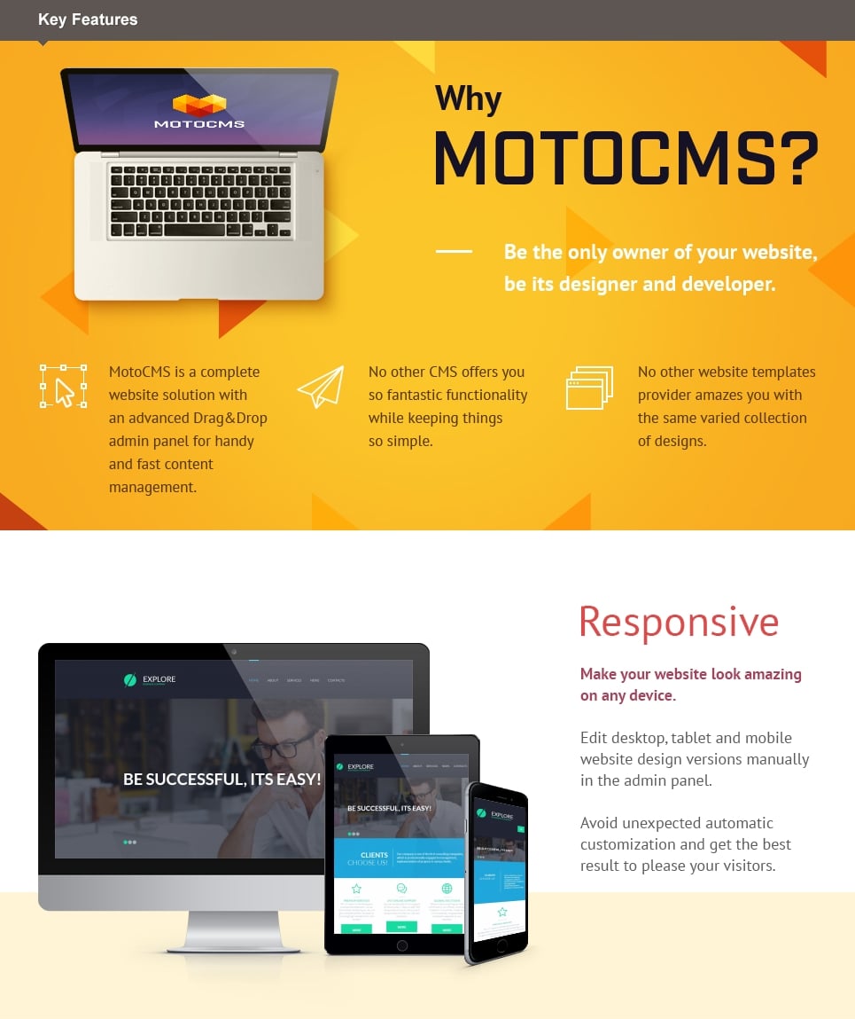 бизнес и услуги moto cms 3 шаблон