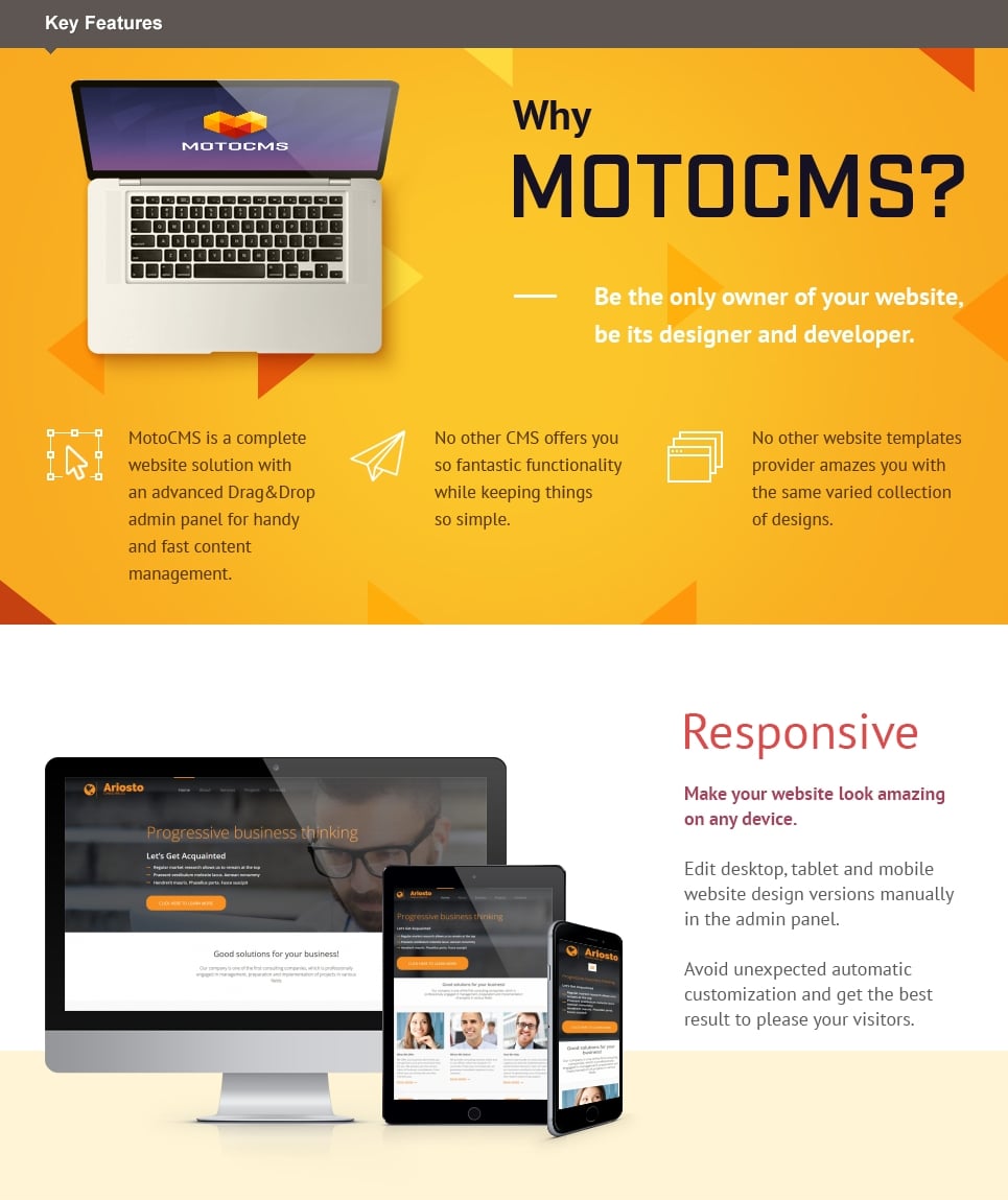 консультационный шаблон moto cms 3