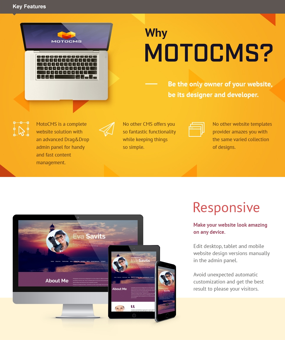 фотограф портфолио отзывчивый шаблон фотогалереи