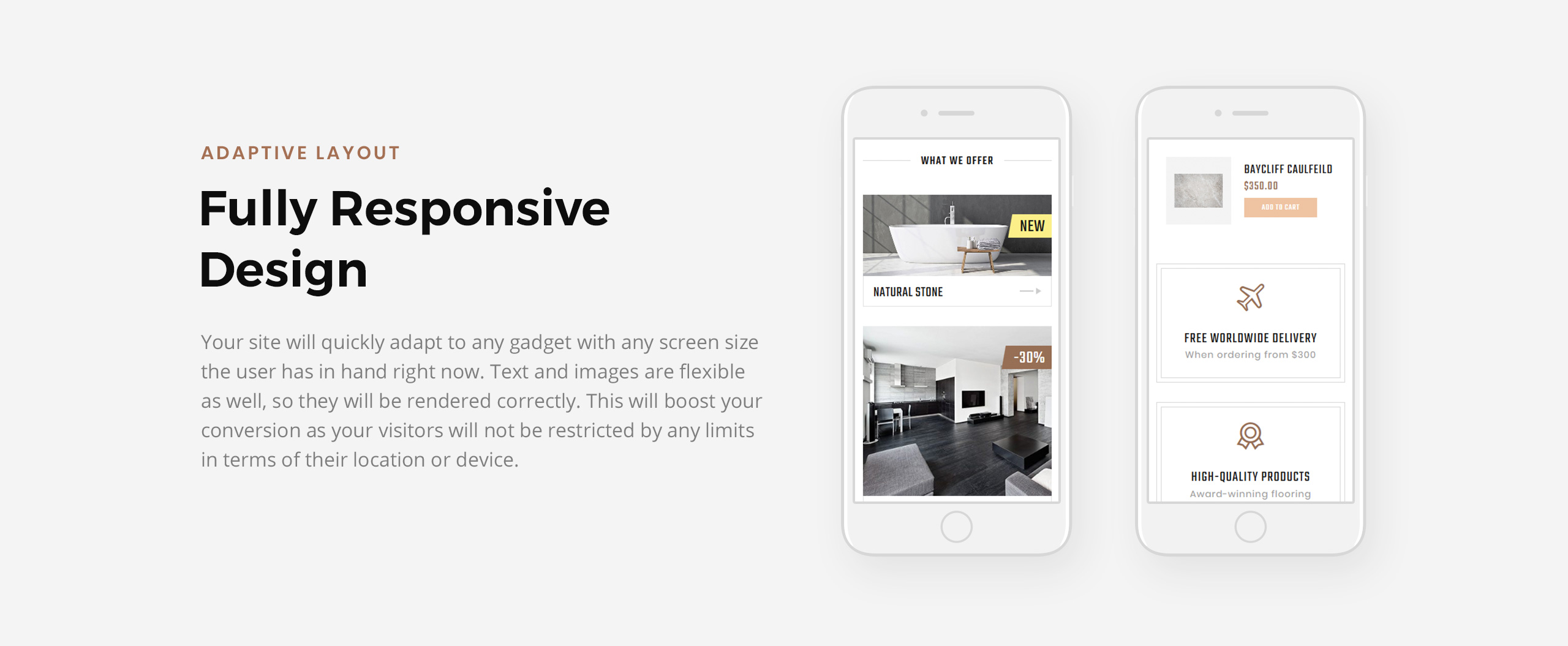 flooring company html5 шаблон сайта