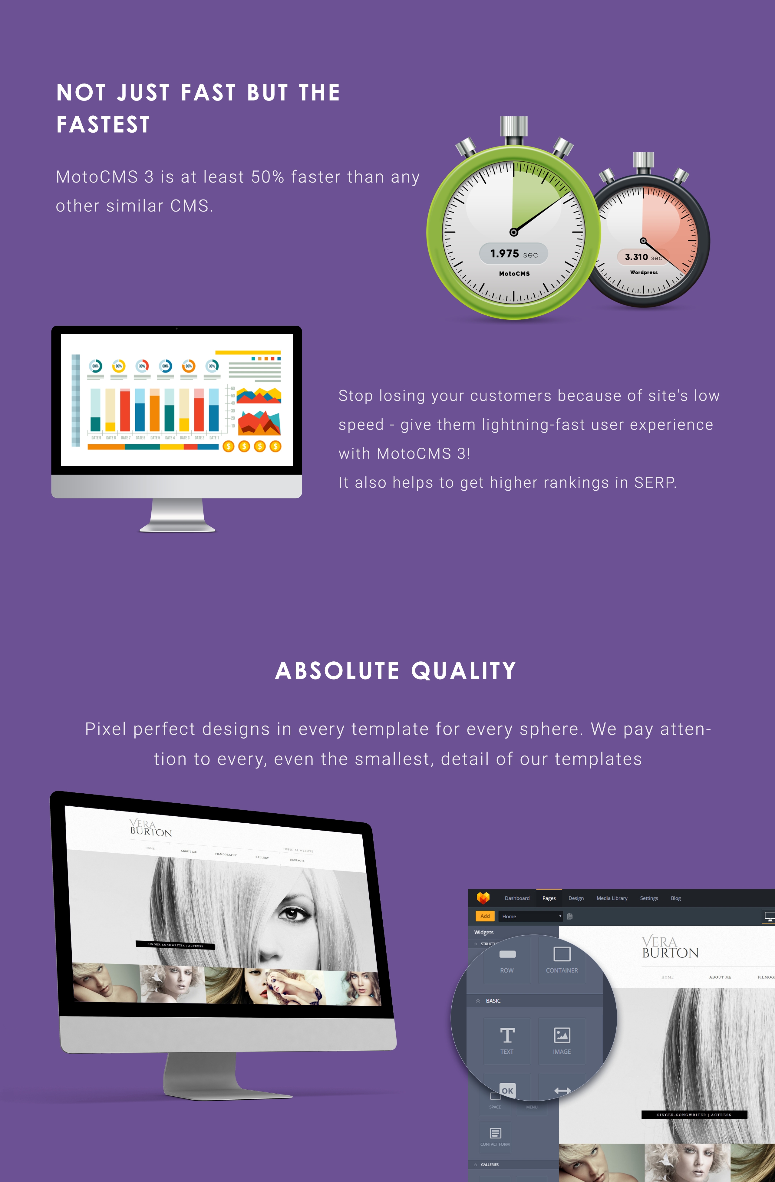 шаблон singer moto cms 3