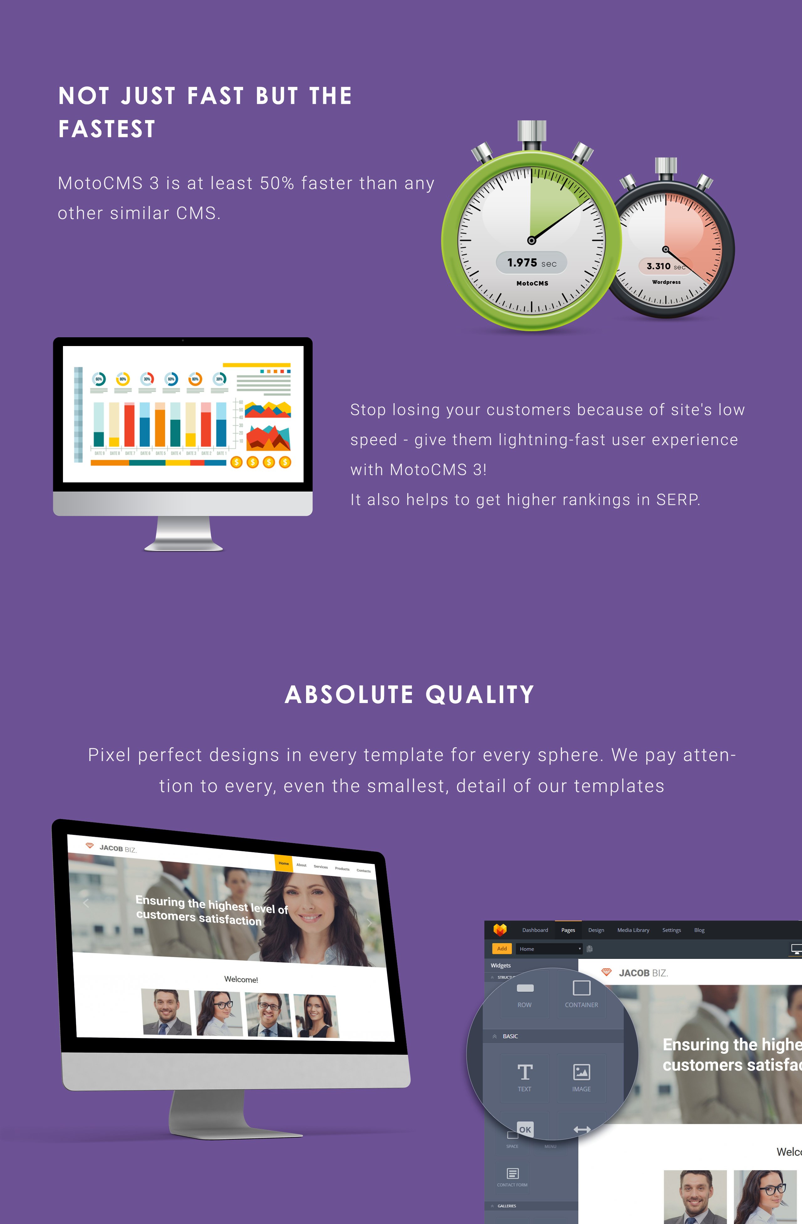 шаблон local business moto cms 3