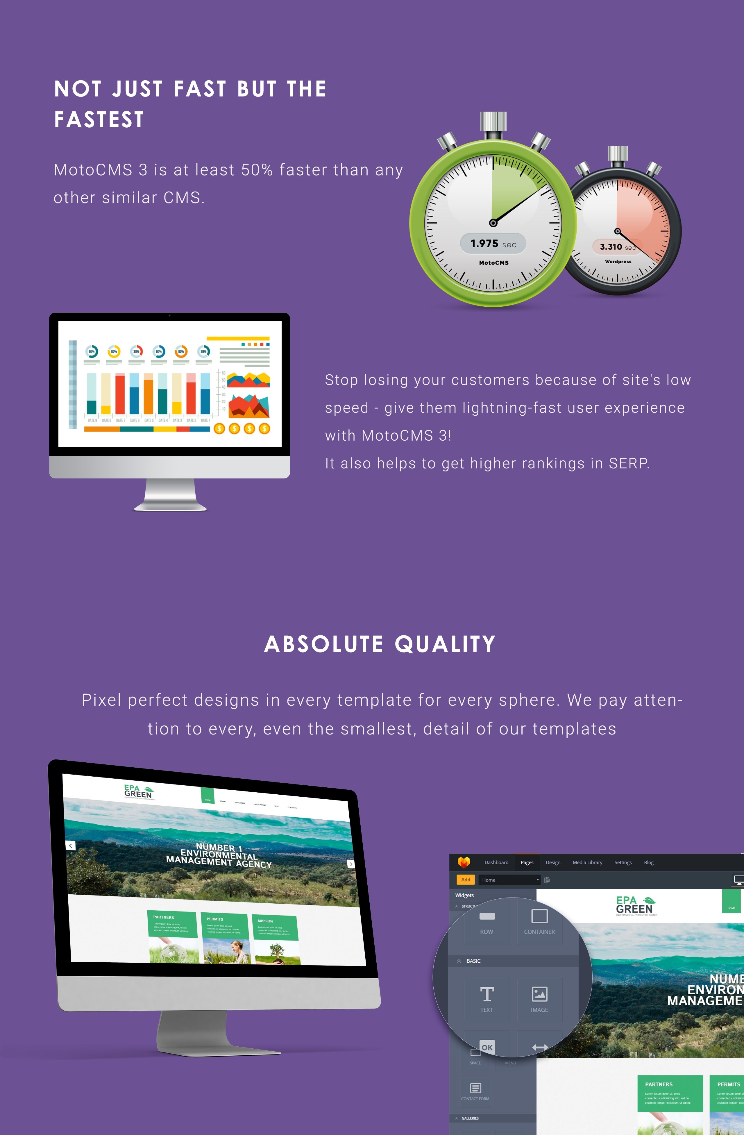 шаблон environmental moto cms 3