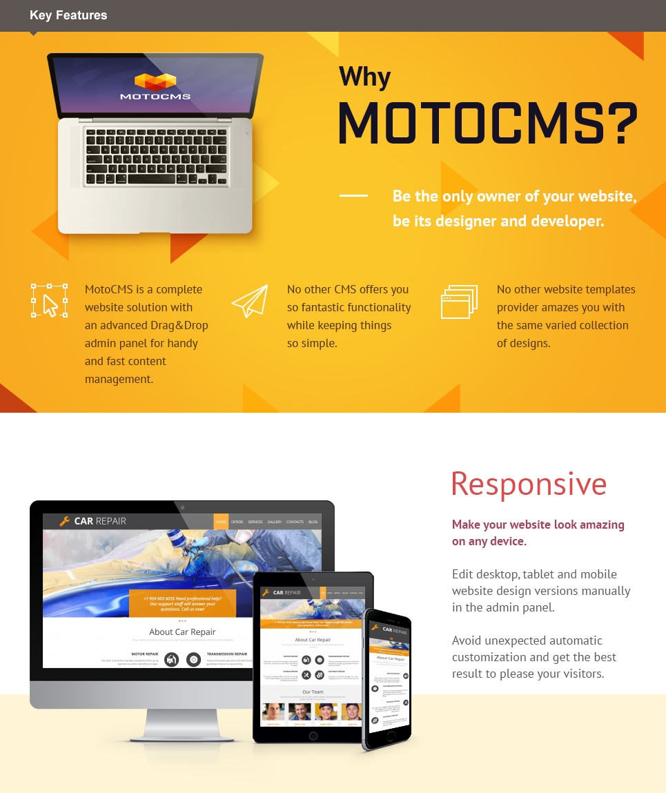 ремонт автомобилей moto cms 3 шаблон