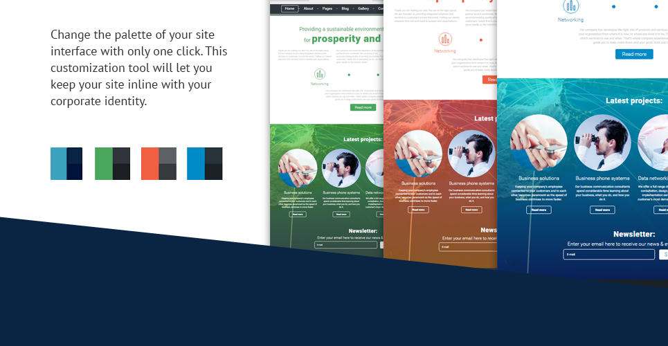 качественный коммуникационный шаблон joomla