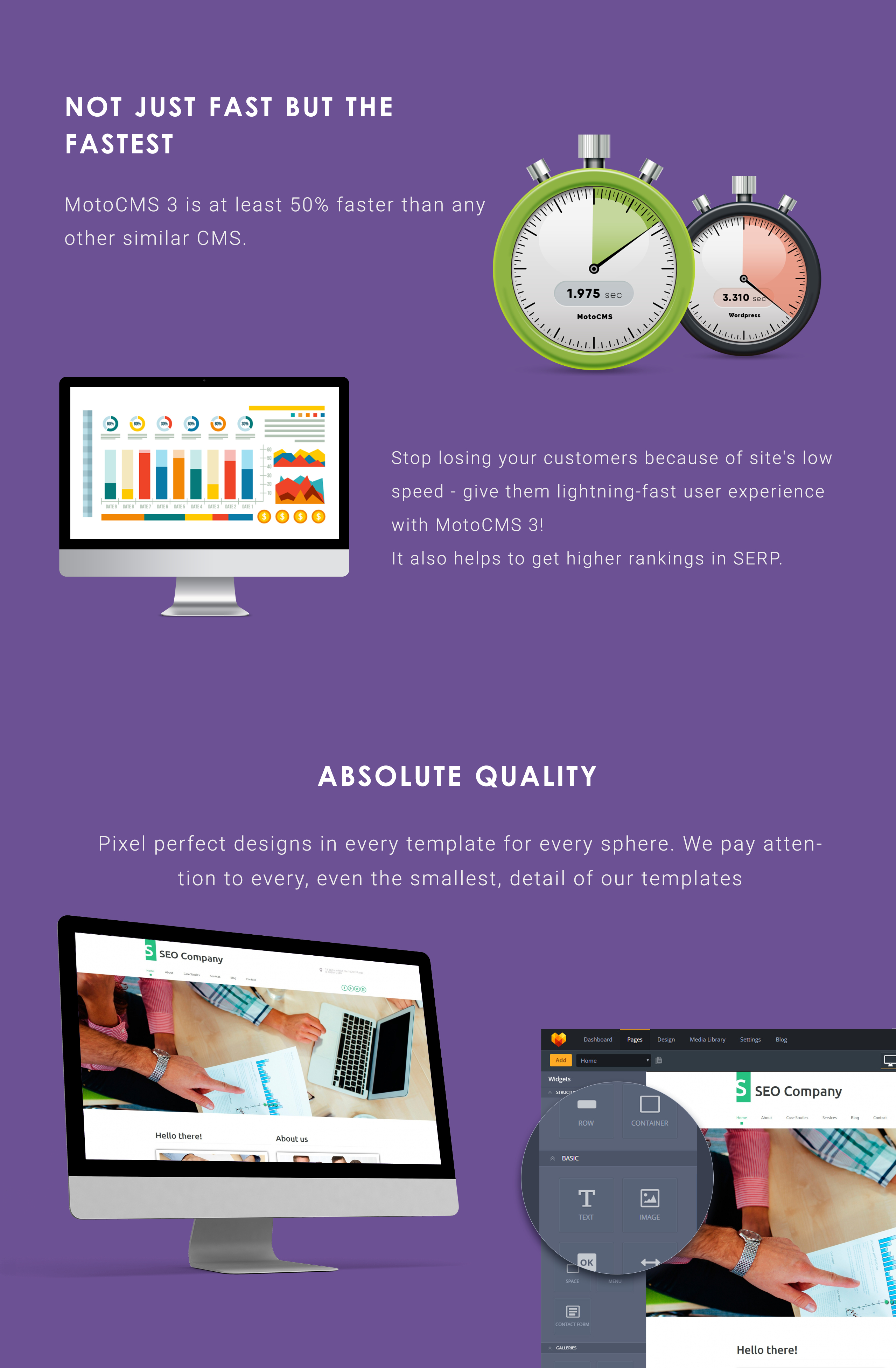 seo компания moto cms 3 шаблон