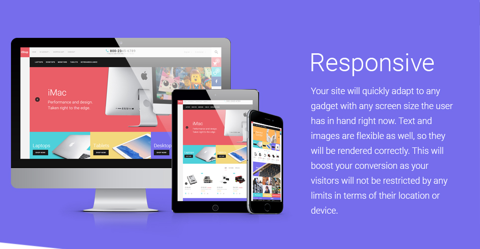 шаблон OpenCart ishop