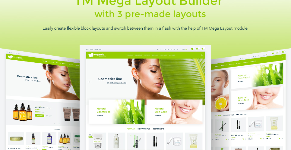 отзывчивая тема prestashop
