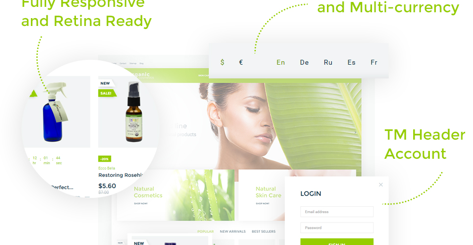 отзывчивая тема prestashop