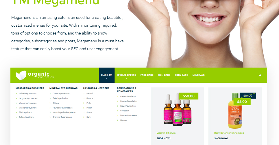 отзывчивая тема prestashop