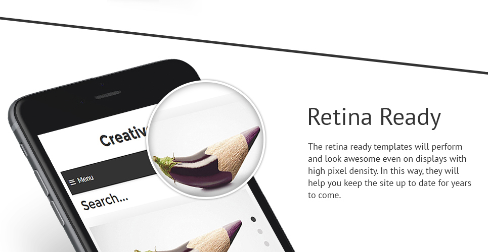 креативная тема wordpress