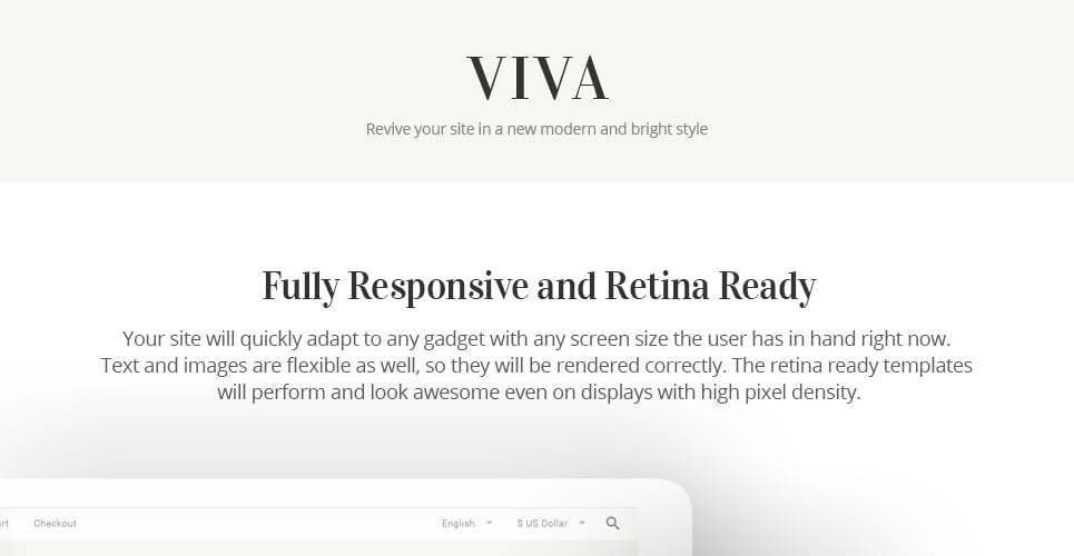 шаблон opencart viva