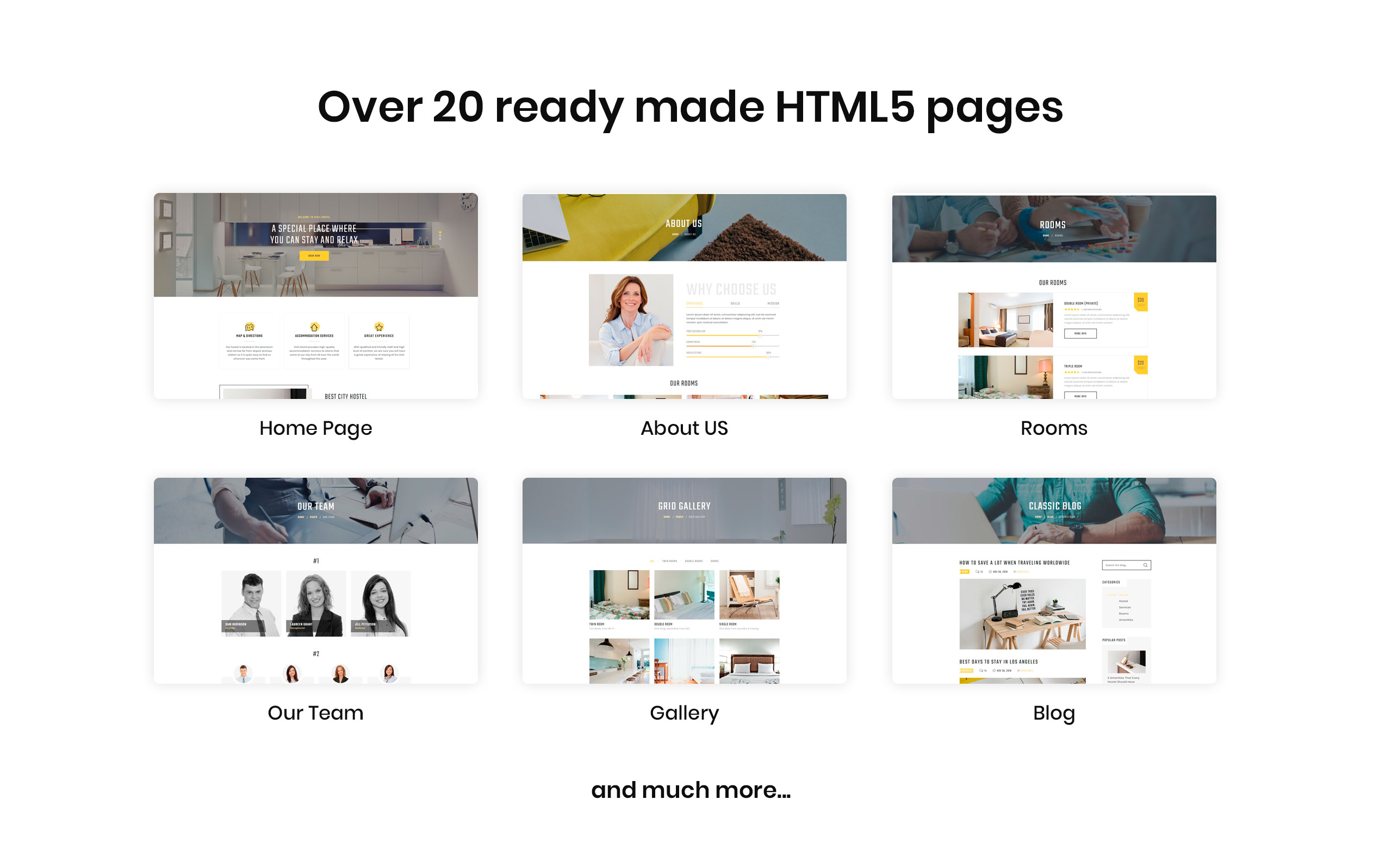 шаблон сайта travel multipage html5