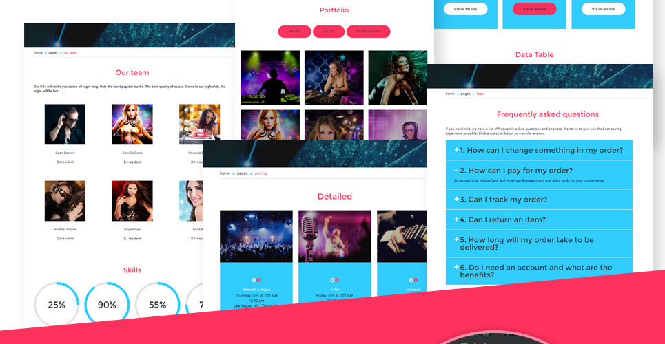 шаблон disco gravity joomla