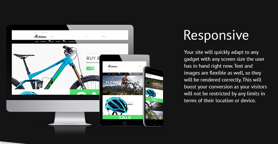 тема bikes prestashop