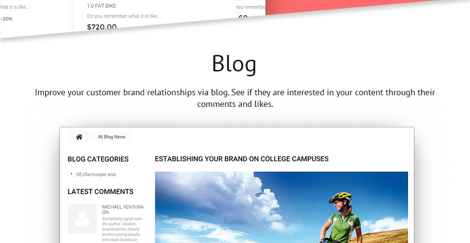 тема bikes prestashop