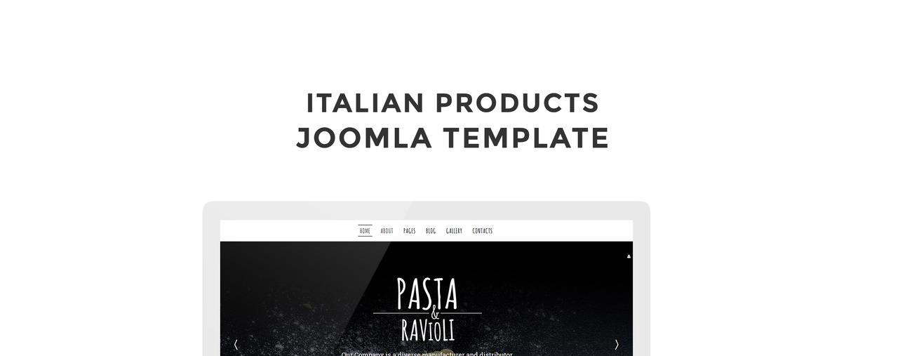 паста равиоли шаблон joomla