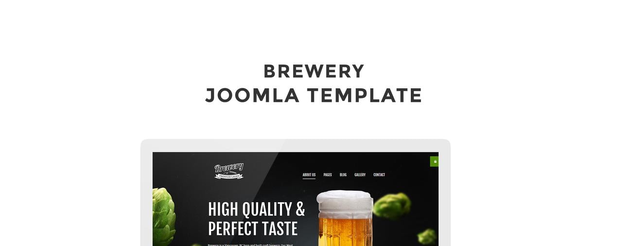 пивоварня отзывчивый шаблон joomla