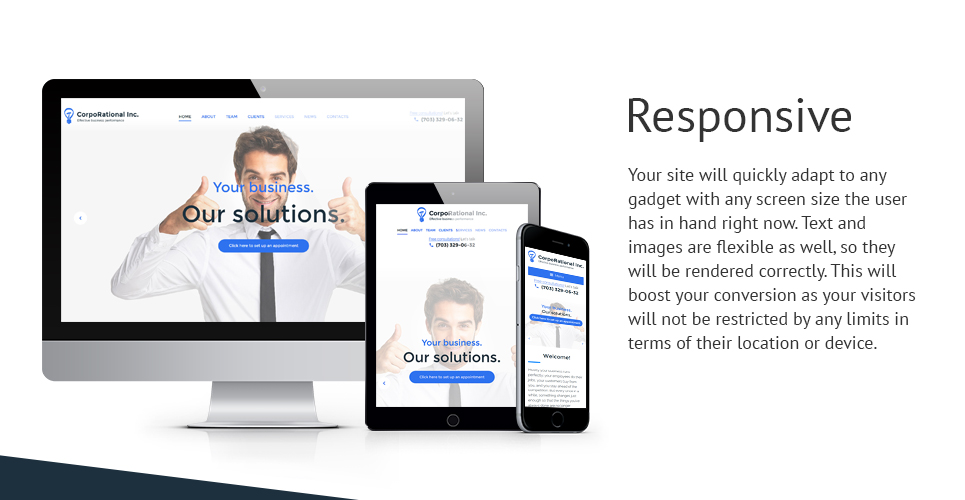 корпоративная тема wordpress