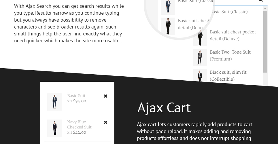модный магазин отзывчивый шаблон opencart