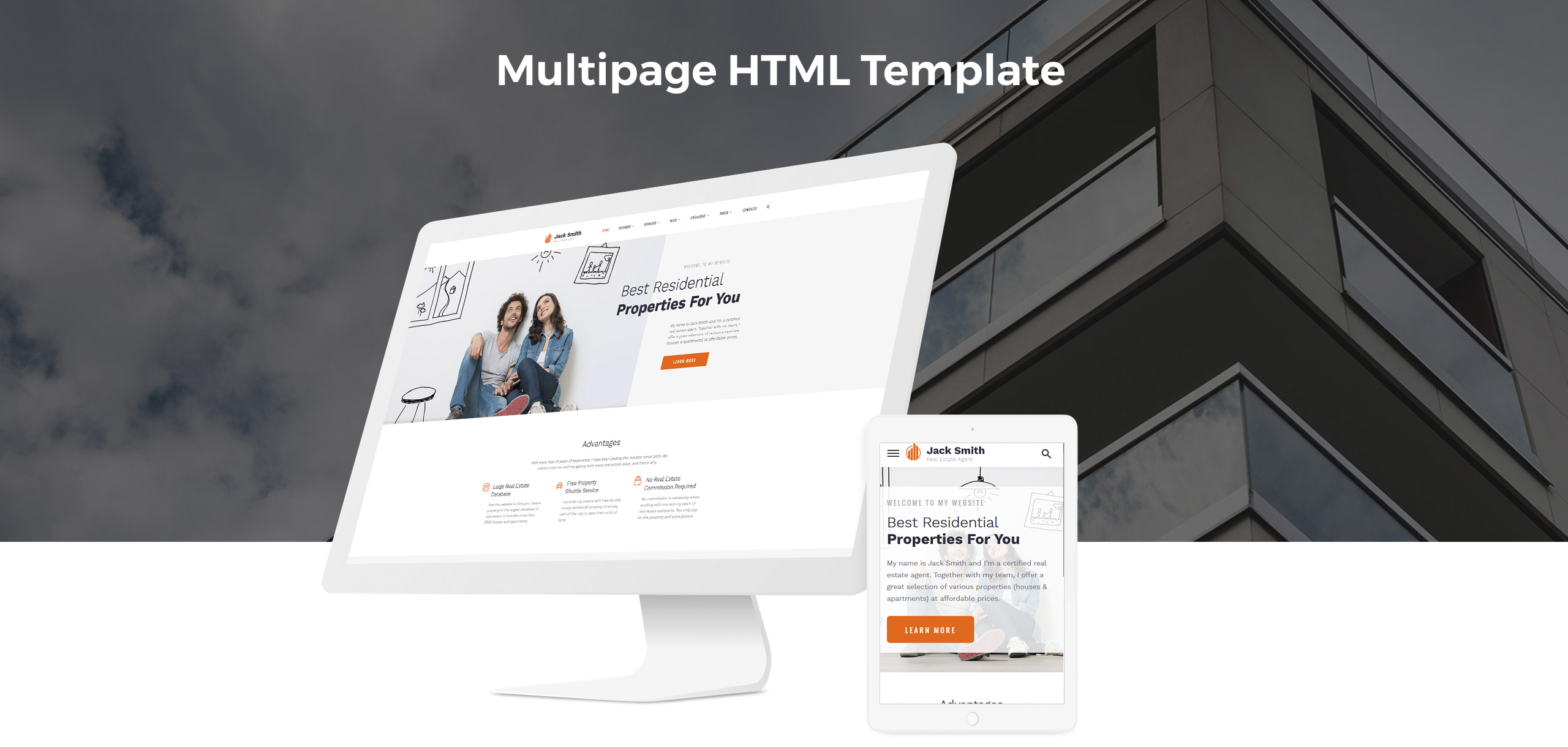 недвижимость многостраничный чистый html шаблон сайта