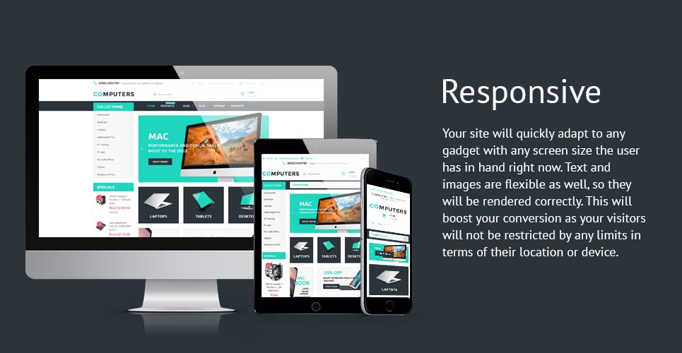 тема computers shopify