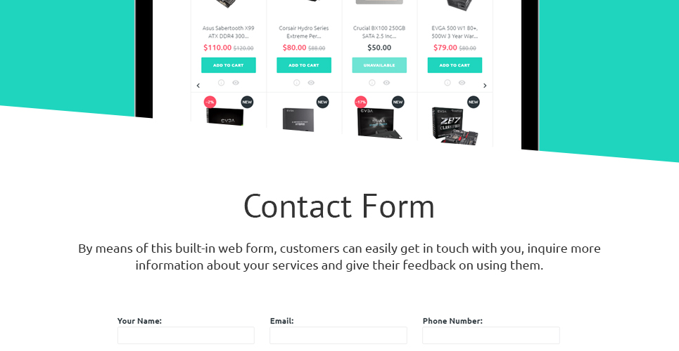 тема computers shopify