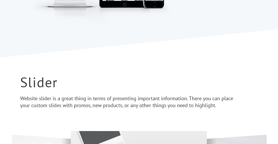 визитная карточка prestashop тема
