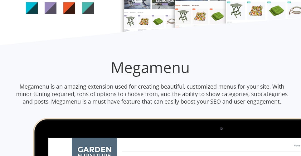 тема prestashop садовой мебели