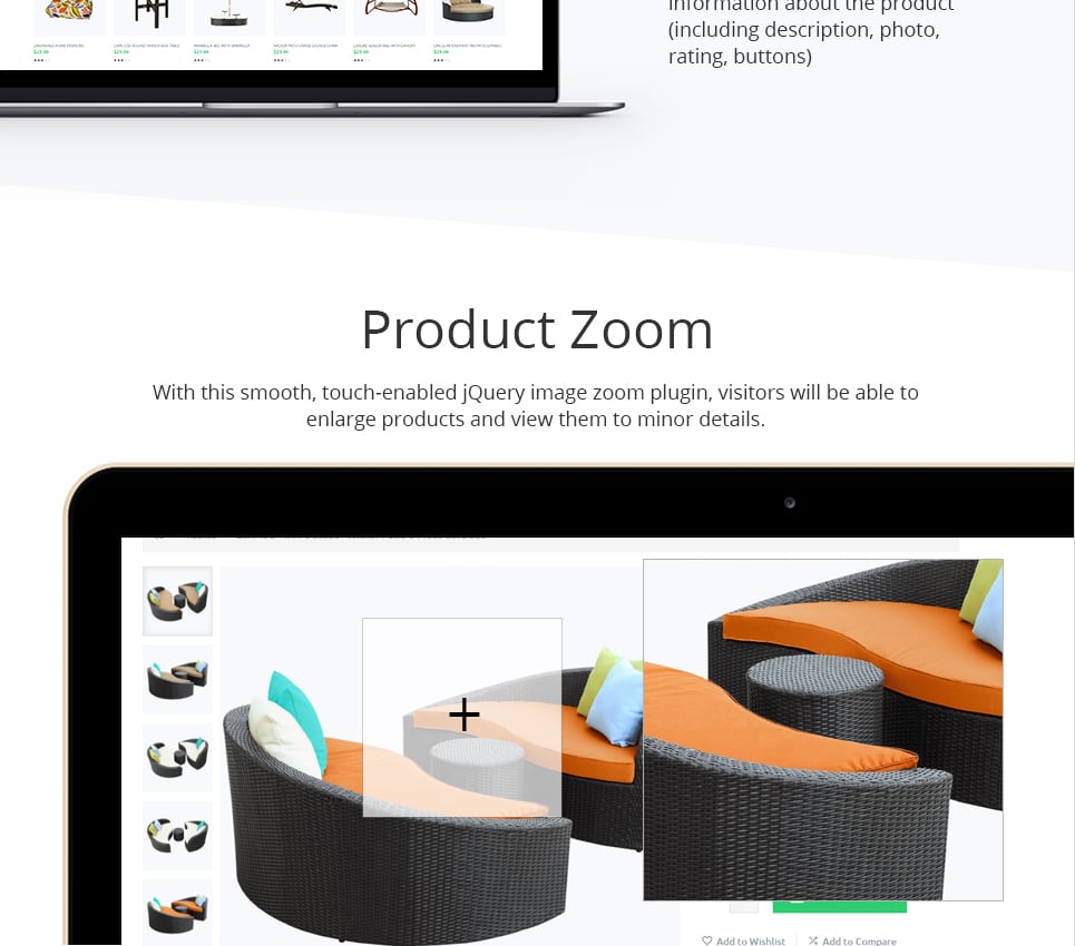 тема prestashop садовой мебели
