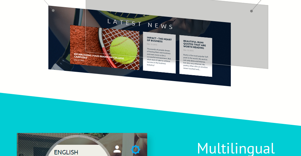 тема tennis sport prestashop