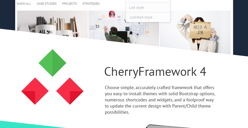 бизнес и услуги отзывчивая тема wordpress