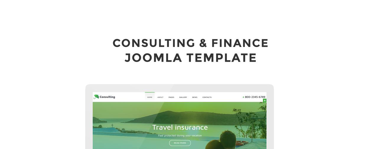 консалтинг и финансы шаблон joomla