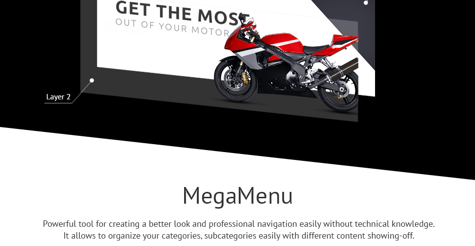 шаблон мотоцикла opencart