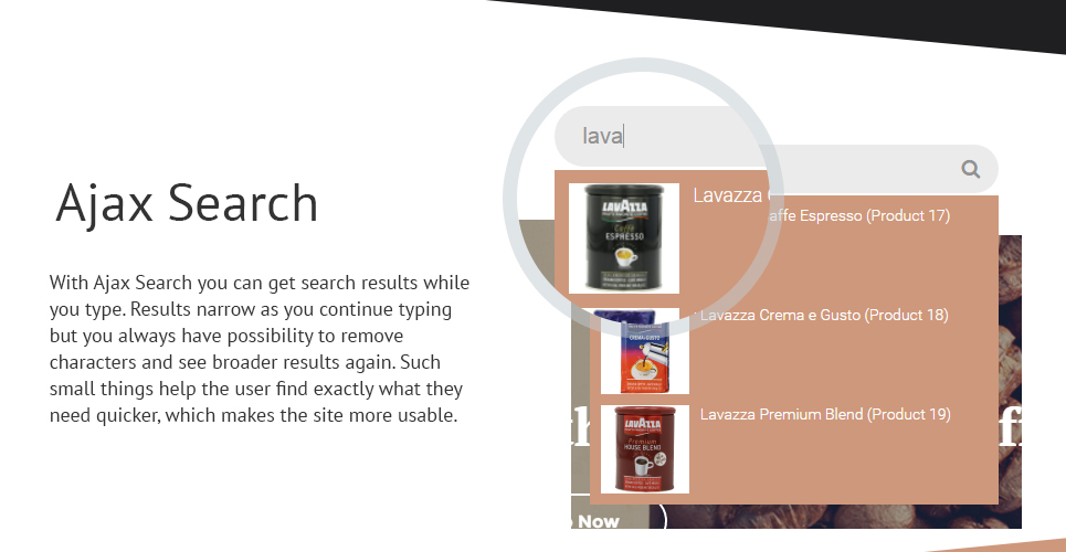 шаблон opencart кофейни