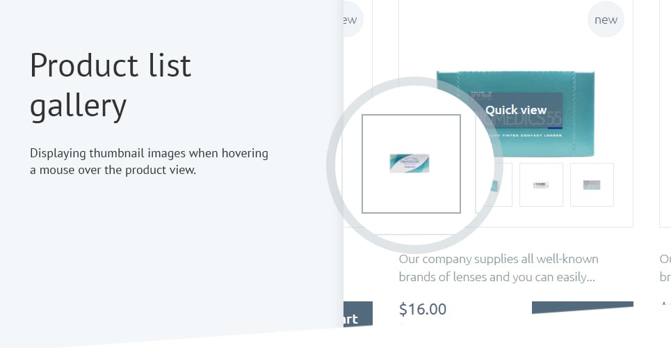 контактные линзы prestashop тема