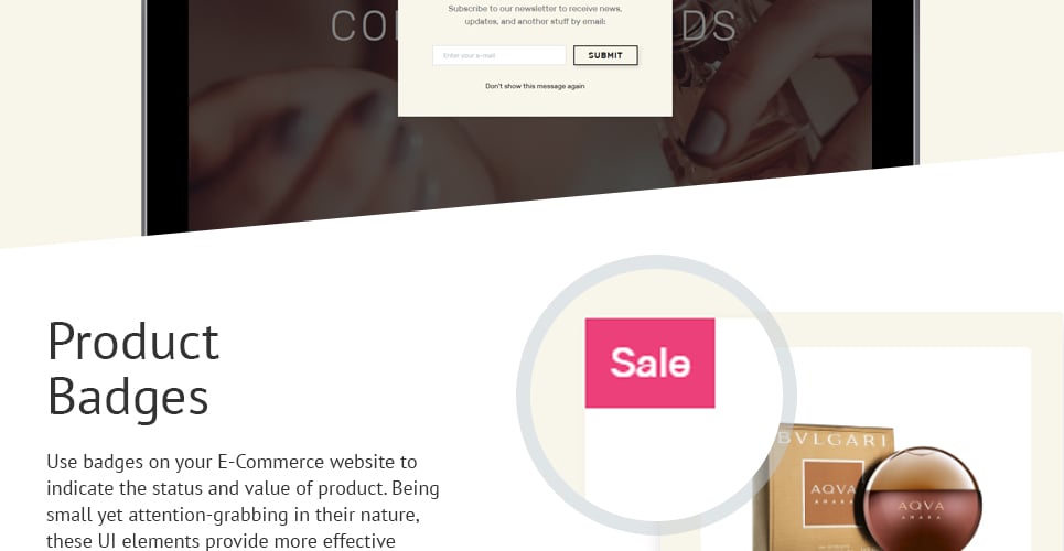 парфюмерный магазин шаблон opencart