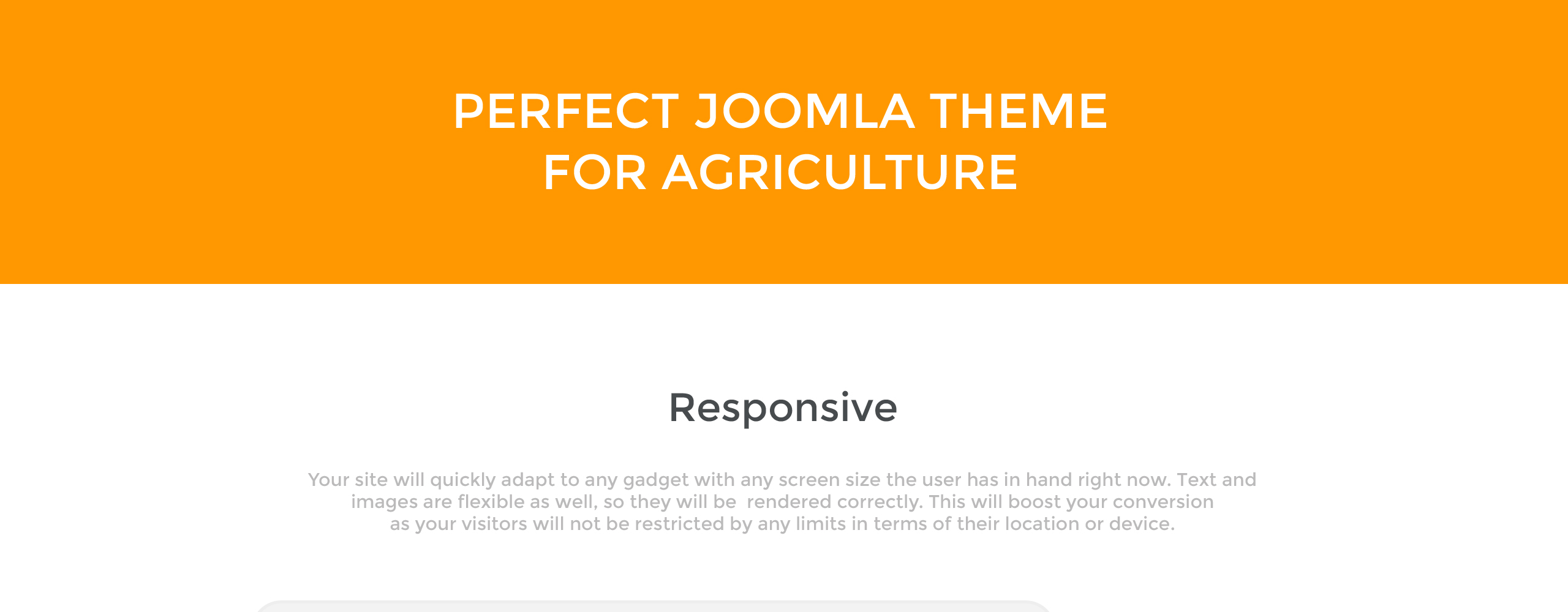 сельское хозяйство отзывчивый шаблон joomla