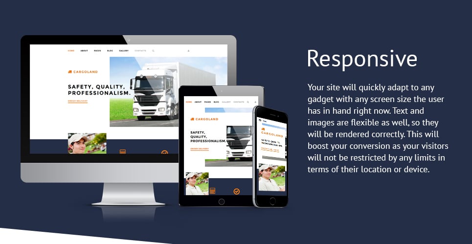 шаблон cargoland joomla