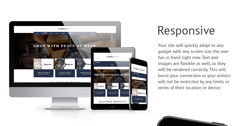 тема time craft shopify